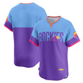 Colorado Rockies Purple-Light Blue CONTON 2025 City Connect Limited Jersey