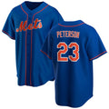New York Mets #23 David Peterson Royal CONTON Cool Base Stitched Jersey