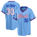 Atlanta Braves #30 Drake Baldwin Powder Blue CONTON 2026 City Connect Stadium Jersey