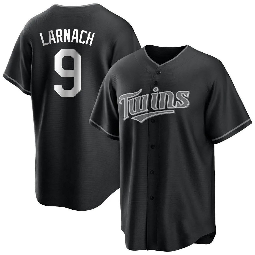 Minnesota Twins #9 Trevor Larnach Player Black CONTONHome Game Stitched Jerseys