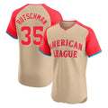 Baltimore Orioles #35 Adley Rutschman Player Cream CONTON American League All-Star Limited Elite Home Game Stitched Jerseys
