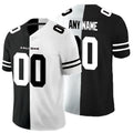 Custom A.Falcons Black And White CONTON Split Vapor Untouchable Limited Jersey