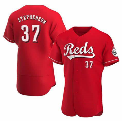 Cincinnati Reds #37 Tyler Stephenson Red CONTON Stitched Flex Base Jersey
