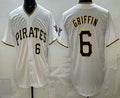 Pittsburgh Pirates #6 Konnor Griffin White CONTON Limited Jersey