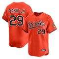 Baltimore Orioles #29 Samuel Basallo Player Orange CONTON Limited Home Game Stitched Jerseys