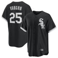 Chicago White Sox #25 Andrew Vaughn Player Black CONTON Home Game Stitched Jerseys