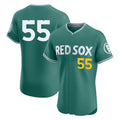Boston Red Sox #55 Ranger Suarez Player Green CONTON City Connect Limited Elite Home Game Stitched Jerseys1