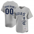 Custom Chicago Cubs Special Vapor Premier Limited Jersey ¨C Gray CONTON