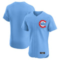 Chicago Cubs Light Blue CONTON Limited Elite Home Game Blank Player Stitched Jerseys