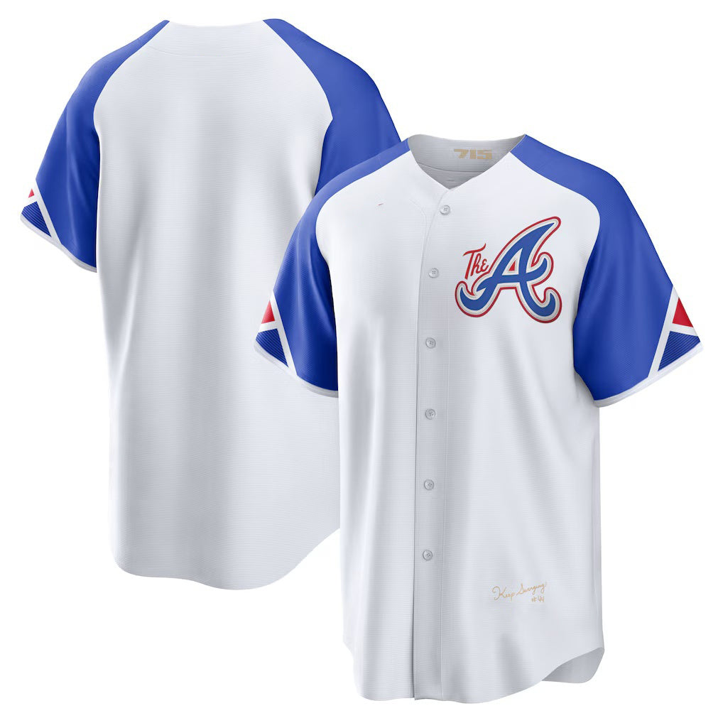 Atlanta Braves White CONTON 2023 City Connect Replica Jersey