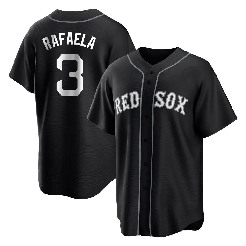 Boston Red Sox #3 Ceddanne Rafaela Player Black CONTON Home Game Stitched Jerseys