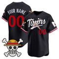 Custom Minnesota Twins x One Piece Navy CONTON Vapor Premier Limited Jersey - Stitched
