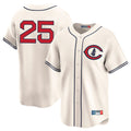 Chicago Cubs #25 Moises Ballesteros Player Cream CONTON Field of Dreams Limited Home Game Stitched Jerseys