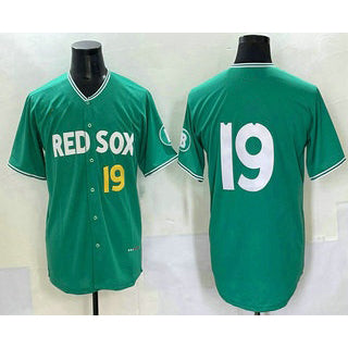 Boston Red Sox #19 Roman Anthony Green CONTON 2025 City Connect Limited Jersey