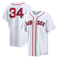 Boston Red Sox #34 David Ortiz White CONTON Home Replica Jersey