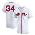 Boston Red Sox #34 David Ortiz White CONTON Home Elite Jersey