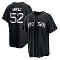 Boston Red Sox #52 Wilyer Abreu Player Black CONTON Home Game Stitched Jerseys