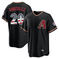 Arizona Diamondbacks #20 Luis Gonzalez Player Black CONTON USA 250 Fourth of July Game Home Stitched Jerseys