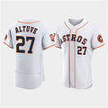 Houston Astros #27 Jose Altuve White CONTON 60th Anniversary Flex Base Stitched Jersey