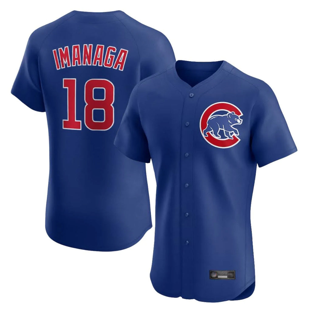 Chicago Cubs #18 Shota Imanaga Player Royal CONTON Limited Elite Home Stitched Jerseys