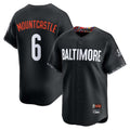 Baltimore Orioles #6 Ryan Mountcastle Player Black CONTON City Connect Limited Home Game Stitched Jerseys