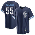 Kansas City Royals #55 Cole Ragans Player Navy CONTON City Connect Home Game Stitched Jerseys