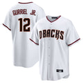 Arizona Diamondbacks #12 Lourdes Gurriel Jr Player White CONTON Home Game Stitched Jerseys