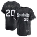 Chicago White Sox #20 Miguel Vargas Player Black CONTON City Connect Limited Home Stitched Jerseys