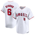 Los Angeles Angels #6 Anthony Rendon White CONTON Home Limited Player Jersey