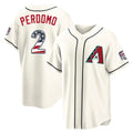 Arizona Diamondbacks #2 Geraldo Perdomo Player Cream CONTON USA 250 Fourth of July Home Game Stitched Jerseys