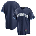 Chicago Cubs Navy CONTON City Connect Home Game Blank Player Stitched Jerseys
