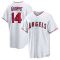 Los Angeles Angels #14 Logan O'Hoppe White CONTON Home Replica Jersey