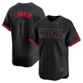 Cincinnati Reds #11 Barry Larkin Black CONTON City Connect Limited Player Jersey