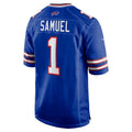 B.Bills #1 Curtis Samuel Royal CONTON Game Jersey