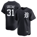 Detroit Tigers #31 Riley Greene Player Navy CONTON Home Limited Game Stitched Jerseys
