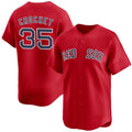 Boston Red Sox #35 Garrett Crochet Red CONTON 2024 Alternate Limited Stitched Jersey