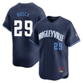 Chicago Cubs #29 Michael Busch Player Navy CONTON City Connect Limited Home Stitched Jerseys