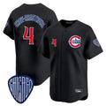 Chicago Cubs #4 Pete Crow-Armstrong Player Black CONTON Vapor Premier Limited Home Stitched Jerseys