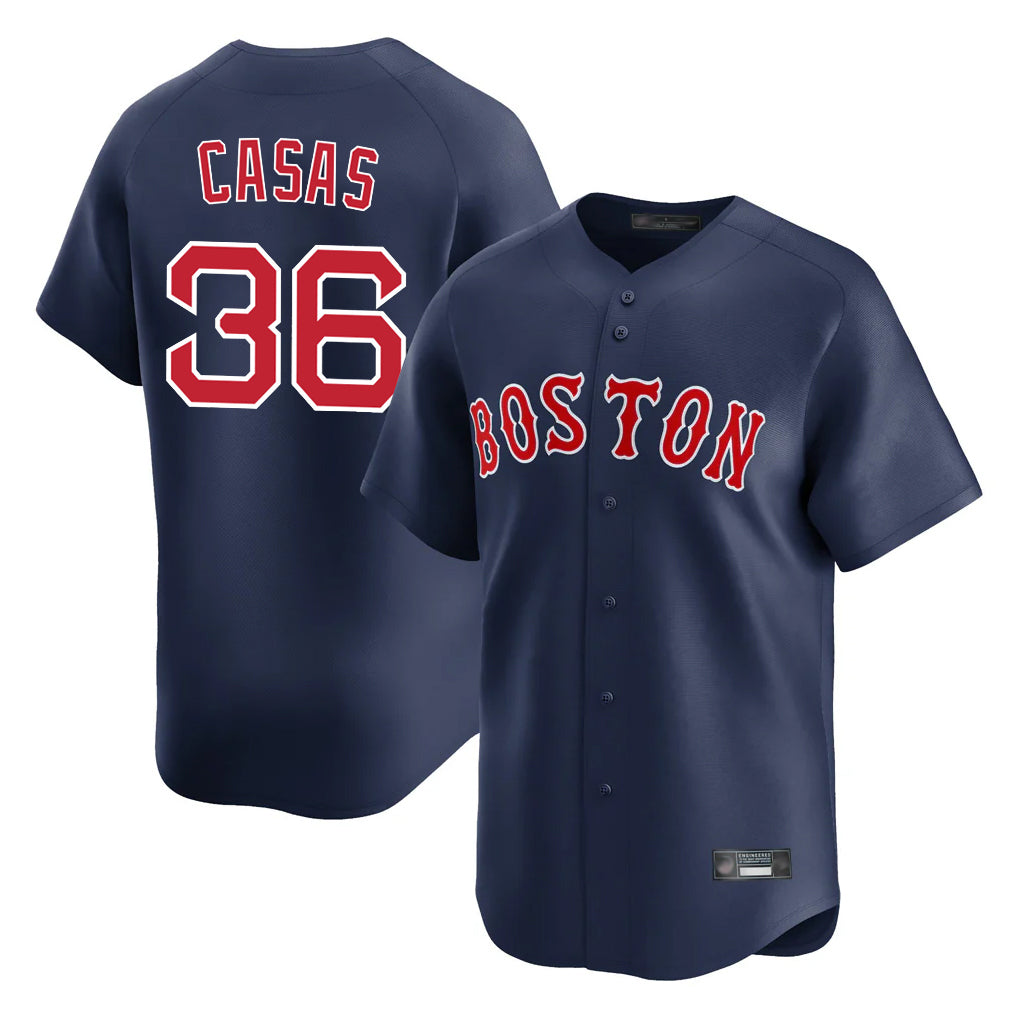Boston Red Sox #36 Triston Casas Player Navy CONTON Limited Home Game Stitched Jerseys1