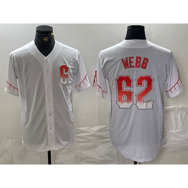 San Francisco Giants #62 Logan Webb White CONTON City Connect Stitched Cool Base Jersey