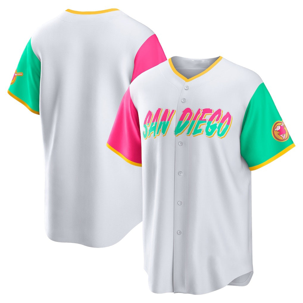 San Diego Padres White CONTON City Connect Replica Team Jersey