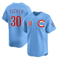 Chicago Cubs #30 Kyle Tucker Blue CONTON 2024-25 2nd Alternate Limited Stitched Jersey