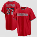 Cleveland Guardians #37 Travis Bazzana Red CONTON Alternate Limited Stitched Jersey