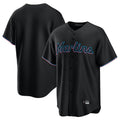 Miami Marlins Blank Player Black CONTON Home Game Stitched Jerseys