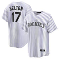 Colorado Rockies #17 Todd Helton Player White CONTON Game Home Stitched Jerseys