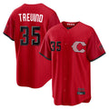 Cincinnati Reds #35 Jose Trevino Player Red CONTON 2026 City Connect Home Game Stitched Jerseys