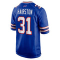 B.Bills #31 Maxwell Hairston Royal CONTON 2025 active First Round Pick Game Jersey