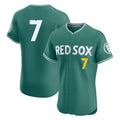 Boston Red Sox #7 Masataka Yoshida Player Green CONTON City Connect Limited Elite Home Game Stitched Jerseys1