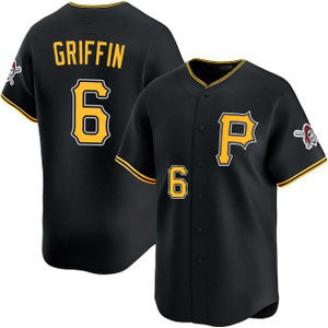 Pittsburgh Pirates #6 Konnor Griffin Black CONTON Alt Limited Jersey