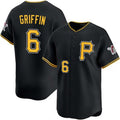 Pittsburgh Pirates #6 Konnor Griffin Black CONTON Alt Limited Jersey